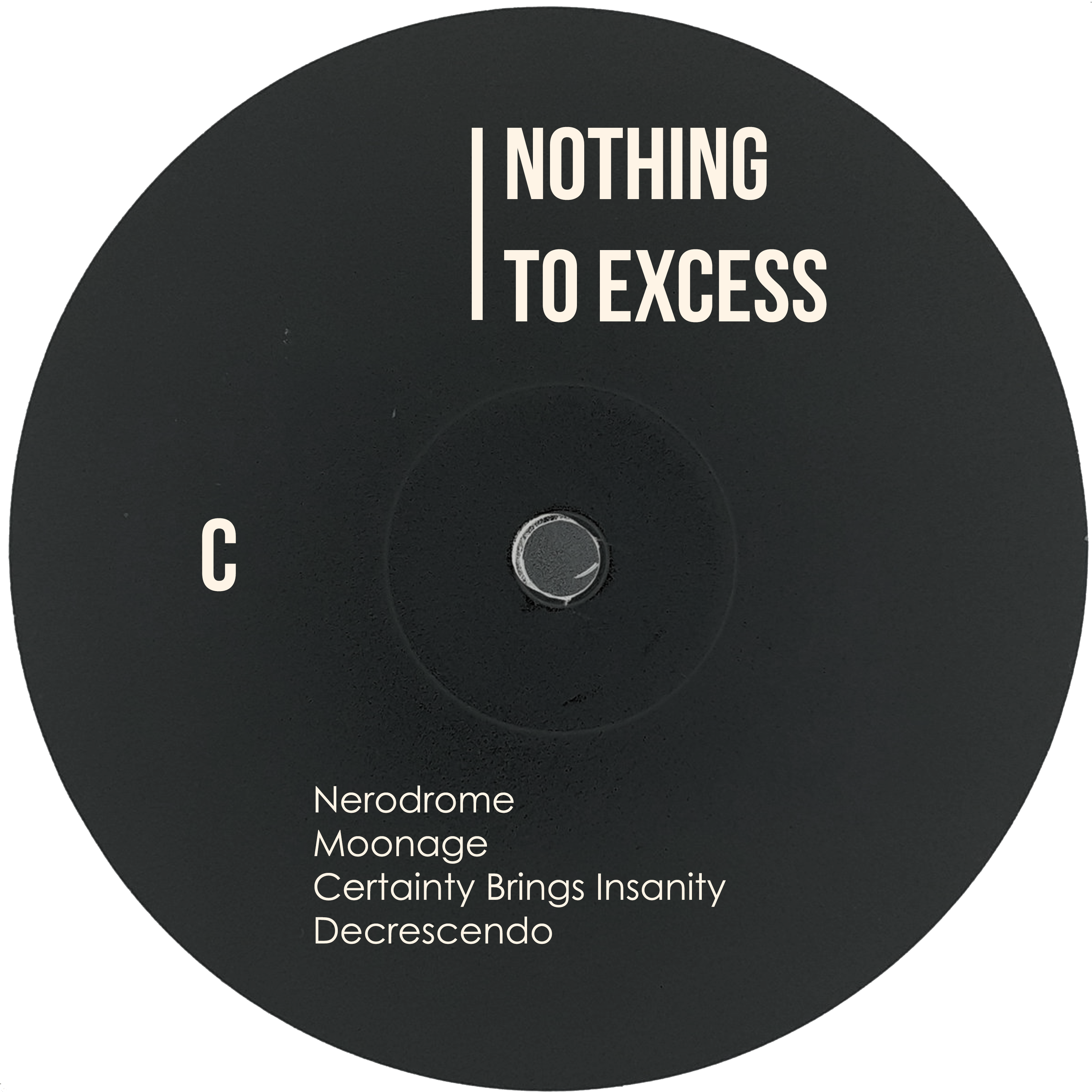 Vinyl label sticker C